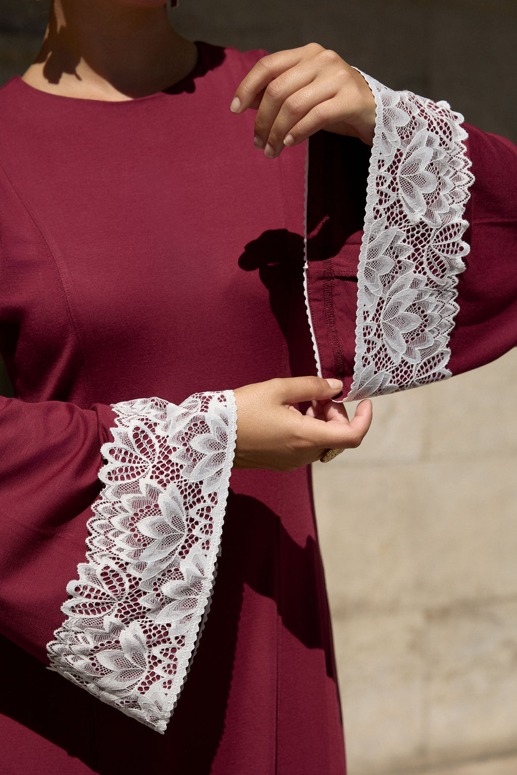 The Bordeaux Dress