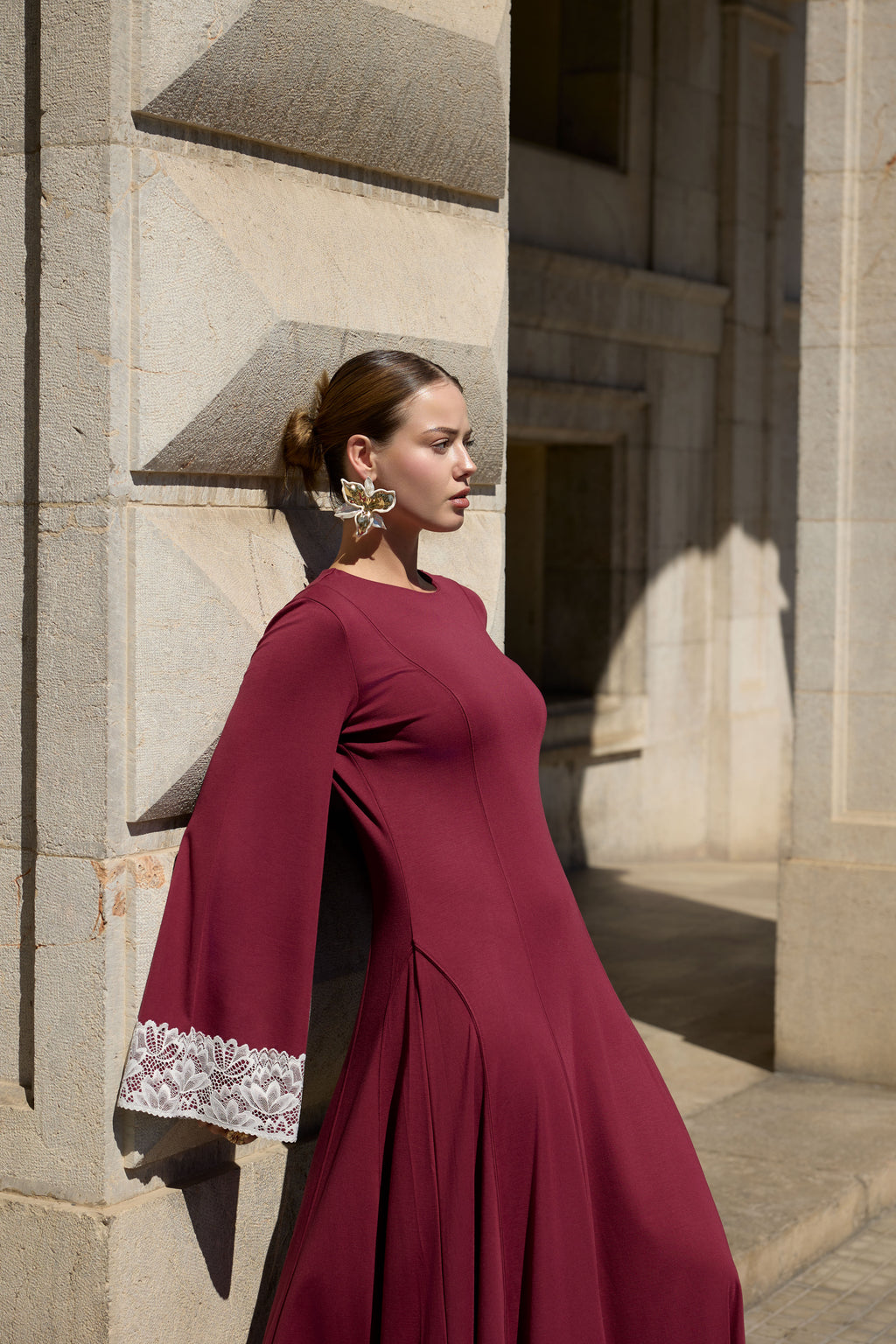 The Bordeaux Dress